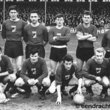 Eendracht Aalst kampioen bevordering 1965-66. Van Hoorne, De Coninck, Lockefeer, Teirlinck, Suys, Boone, L. Pfaff, De Nul, Van Gansbeke, Roelandt, M.Martens.